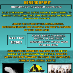 Our next event with "Serene Spirit" is coming up - have you got your ticket?